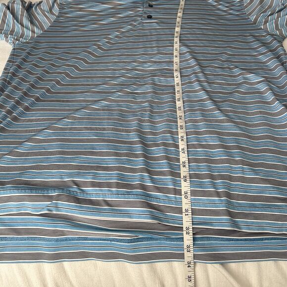 Footjoy Men's XL FJ Golf Polo Short Sleeve Shirts Lot Of 2 Blue & Gray - Picture 16 of 16